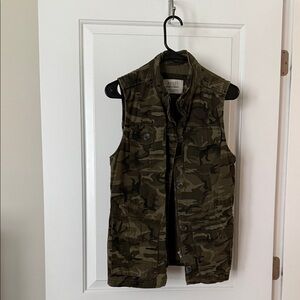 Ashley By 26 International Camouflage Jacket in Olive and Dark Green